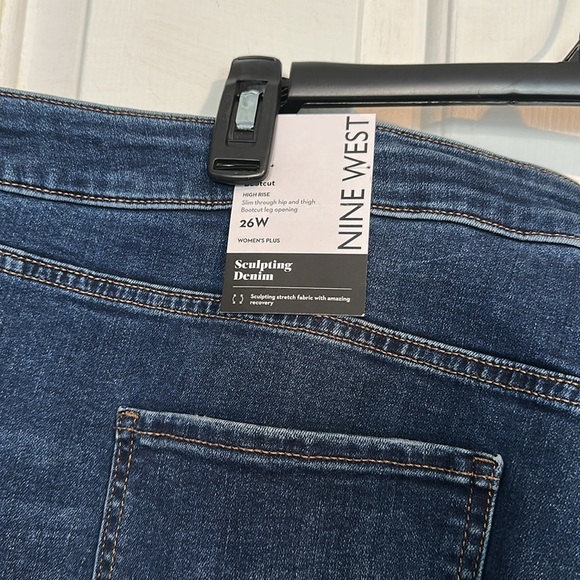 NWT Nine West Bootcut jeans size 26W - Picture 5 of 6